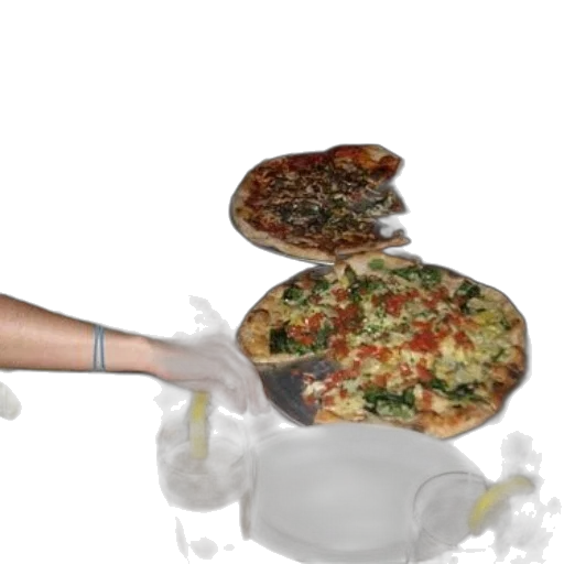 food, weapon, 3d render, photorealistic transparent PNG cut-out