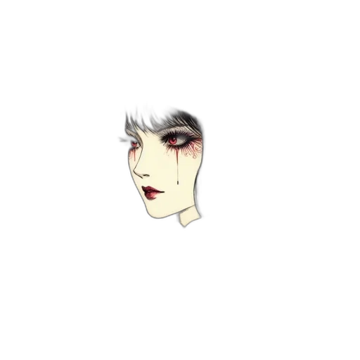 face, mask, creature, hair transparent PNG cut-out