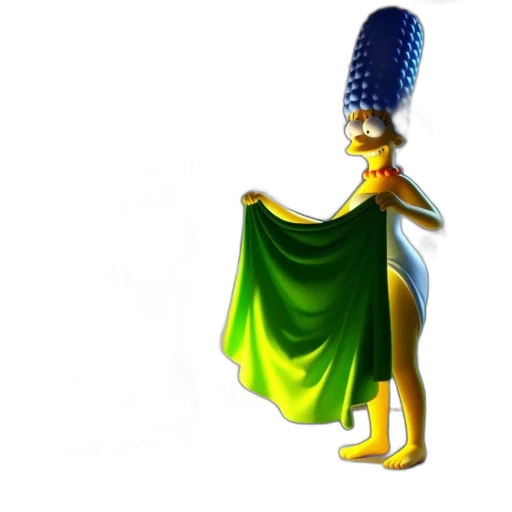 dress, crown, hat, staff transparent PNG cut-out