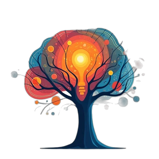 tree, concept art, fantasy art, watercolor transparent PNG cut-out