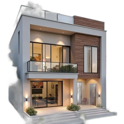 building, 3d render, photorealistic, concept art transparent PNG cut-out