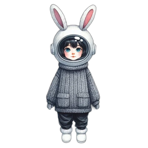 jacket, creature, robot, mask transparent PNG cut-out