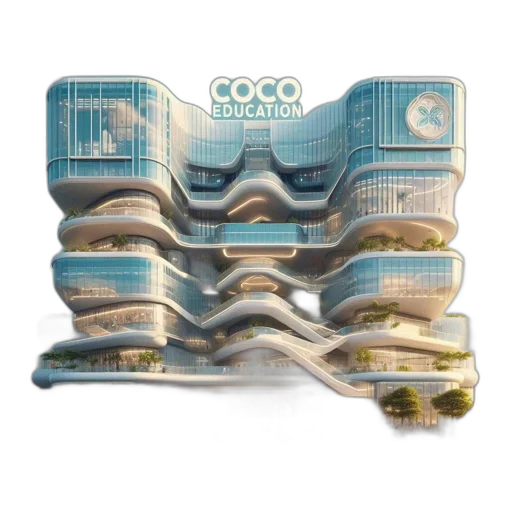 3d render, coco, education, modern transparent PNG cut-out