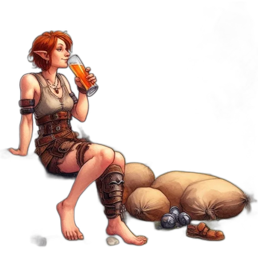 staff, creature, concept art, fantasy art transparent PNG cut-out