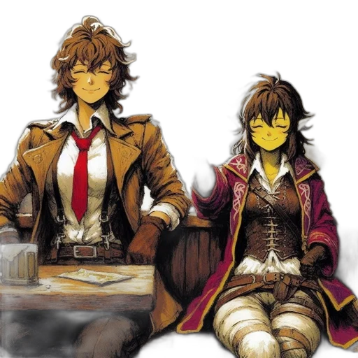 jacket, concept art, comic book art, anime transparent PNG cut-out