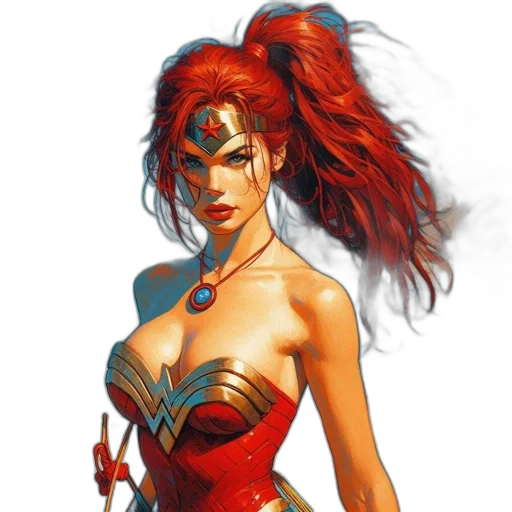dress, comic book art, concept art, fantasy art transparent PNG cut-out