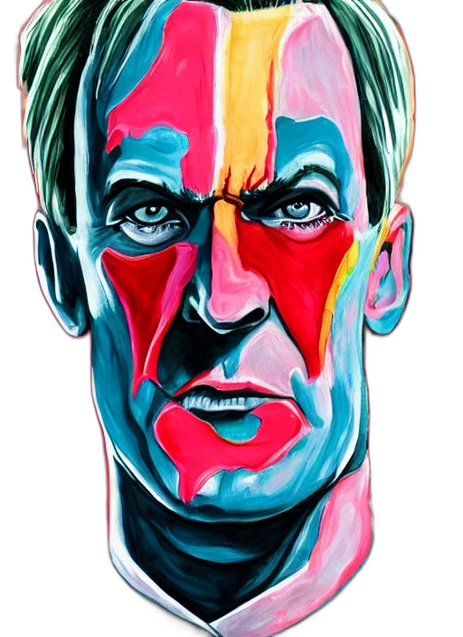 face, watercolor, comic book art, photorealistic transparent PNG cut-out