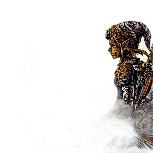 sword, mask, face, robot transparent PNG cut-out