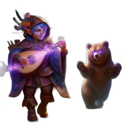 concept art, fantasy art, 3d render, pixel art transparent PNG cut-out