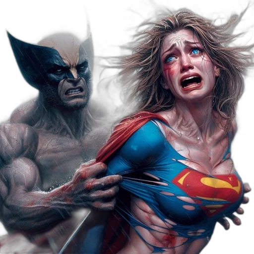 comic book art, concept art, photorealistic, fantasy art transparent PNG cut-out