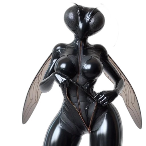 robot, jewelry, creature, 3d render transparent PNG cut-out