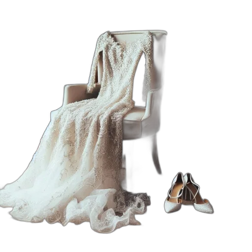 furniture, dress, shoes, jewelry transparent PNG cut-out