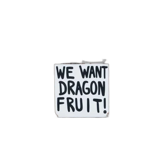 dragon, food, pixel art, protestors transparent PNG cut-out