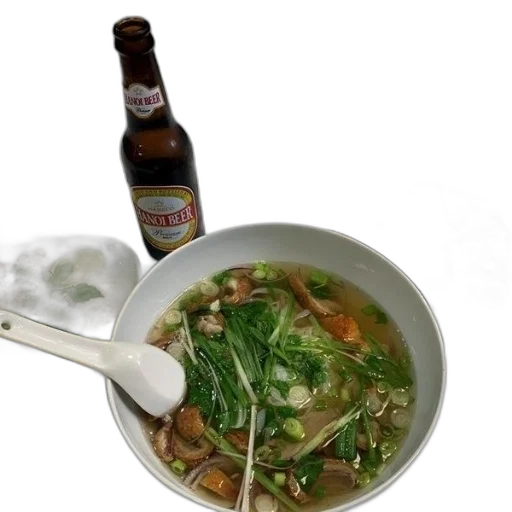 food, bowl, pho, soup transparent PNG cut-out