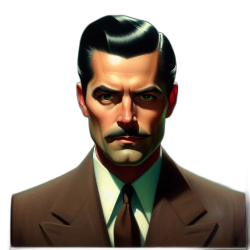 face, staff, comic book art, concept art transparent PNG cut-out