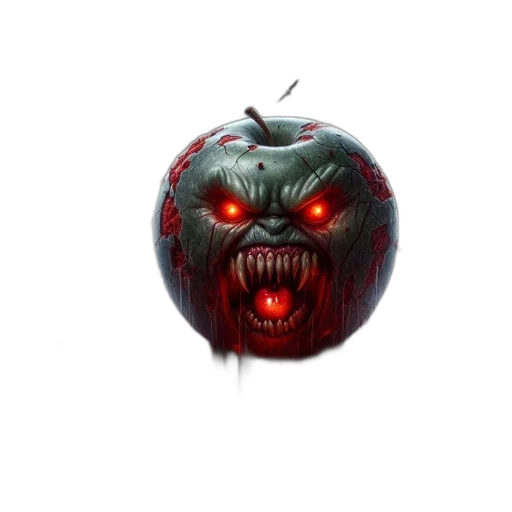mask, creature, face, 3d render transparent PNG cut-out