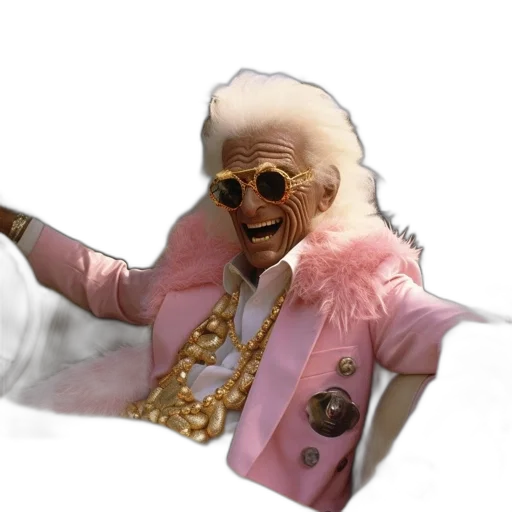 jacket, hair, face, creature transparent PNG cut-out