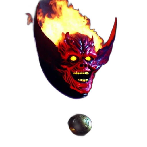 mask, dragon, staff, face transparent PNG cut-out