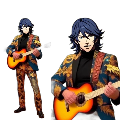 jacket, animal, anime, pixel art transparent PNG cut-out