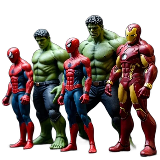 comic book art, concept art, 3d render, photorealistic transparent PNG cut-out