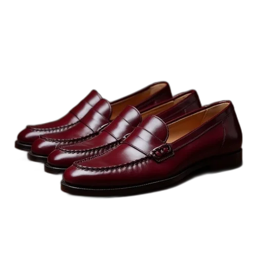 shoes, row, five, burgundy transparent PNG cut-out