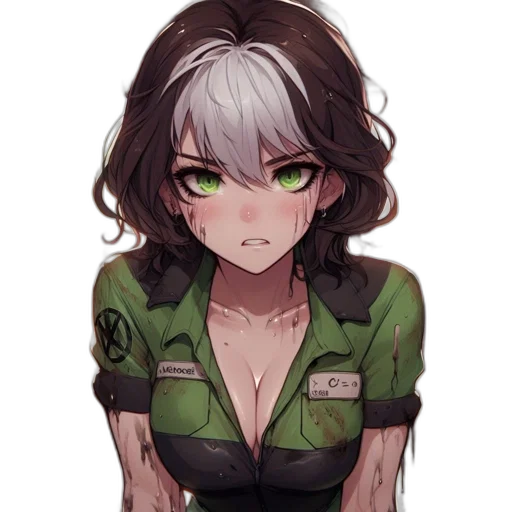 staff, face, weapon, jacket transparent PNG cut-out