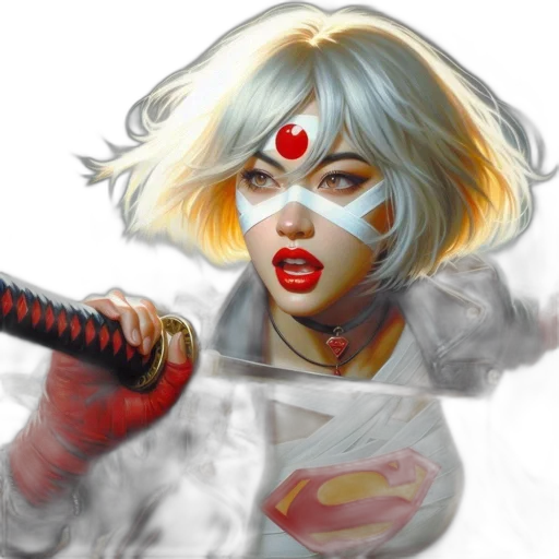 comic book art, concept art, fantasy art, photorealistic transparent PNG cut-out
