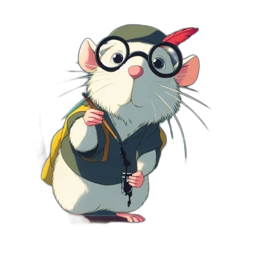 staff, animal, cartoon, concept art transparent PNG cut-out