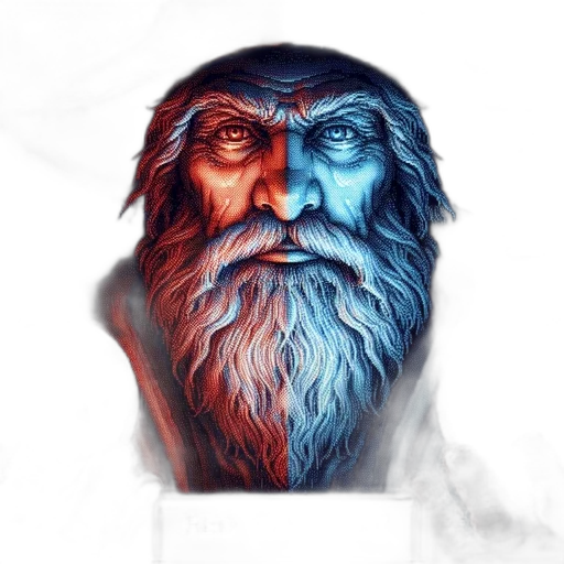 face, mask, creature, fantasy art transparent PNG cut-out