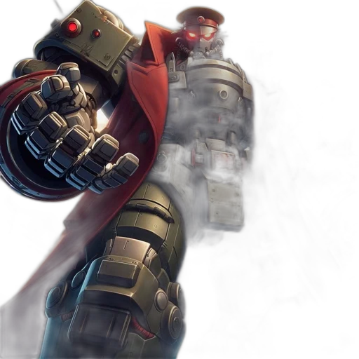 robot, weapon, concept art, 3d render transparent PNG cut-out