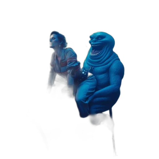 creature, concept art, 3d render, comic book art transparent PNG cut-out