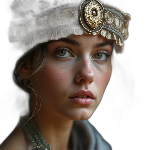 crown, hat, face, jewelry transparent PNG cut-out
