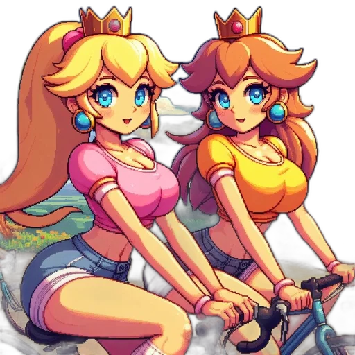 crown, dress, pixel art, concept art transparent PNG cut-out
