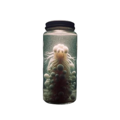 bottle, creature, hair, animal transparent PNG cut-out