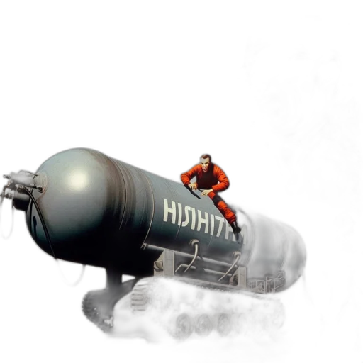 weapon, bottle, robot, concept art transparent PNG cut-out
