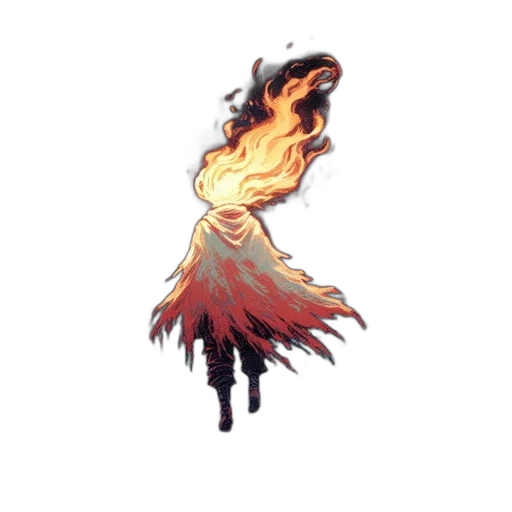 staff, hair, weapon, dragon transparent PNG cut-out