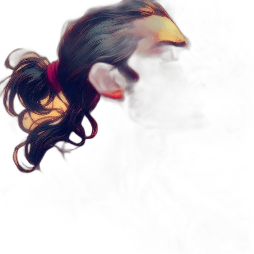 mask, face, hair, crown transparent PNG cut-out