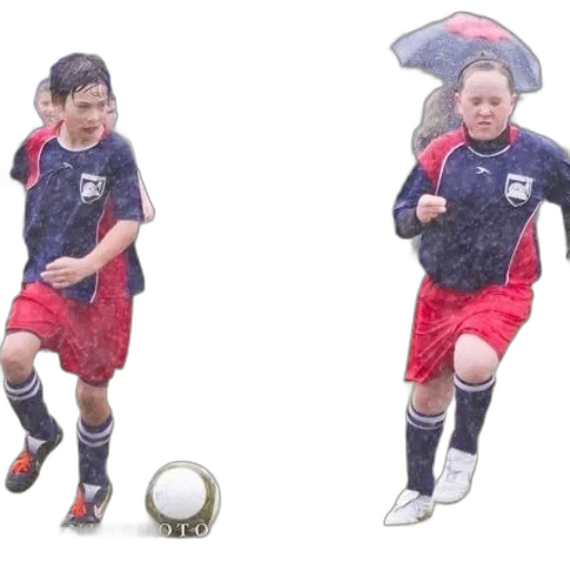 photorealistic, two, young, soccer transparent PNG cut-out
