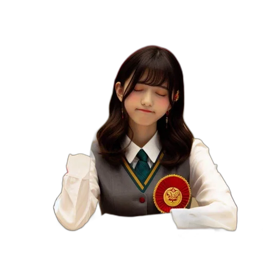 jacket, staff, face, crown transparent PNG cut-out