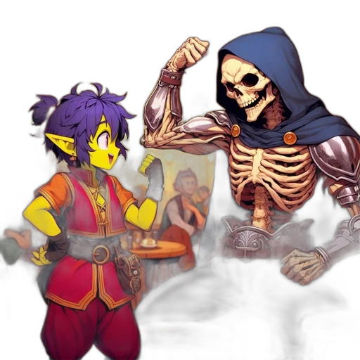 concept art, fantasy art, pixel art, comic book art transparent PNG cut-out