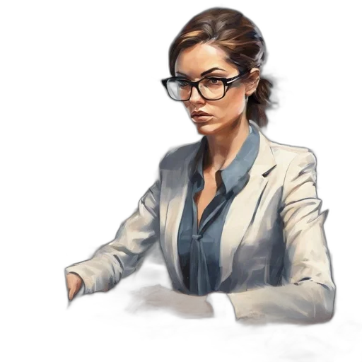 staff, jacket, face, concept art transparent PNG cut-out
