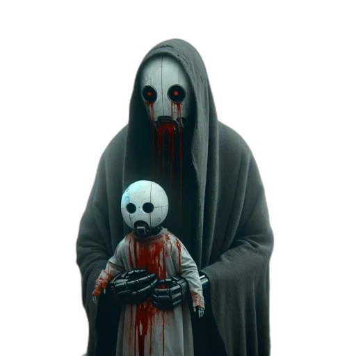 mask, staff, creature, face transparent PNG cut-out