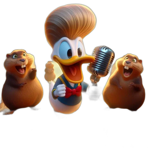 hair, animal, staff, cartoon transparent PNG cut-out