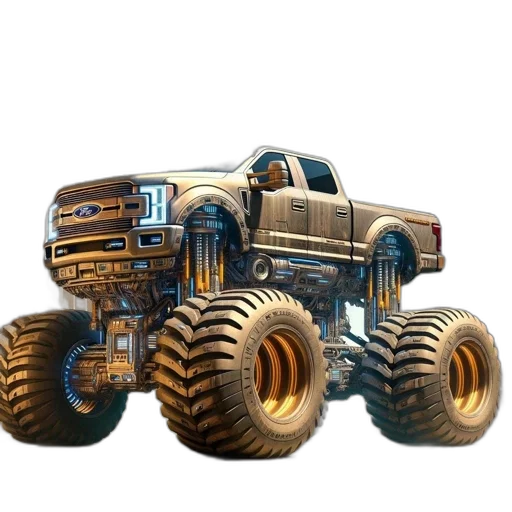 car, weapon, robot, concept art transparent PNG cut-out