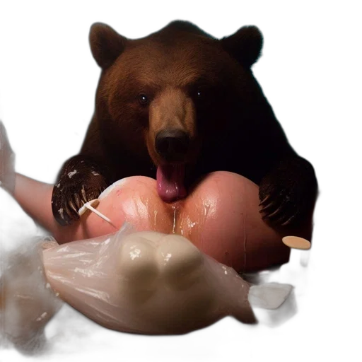 creature, food, animal, photorealistic transparent PNG cut-out