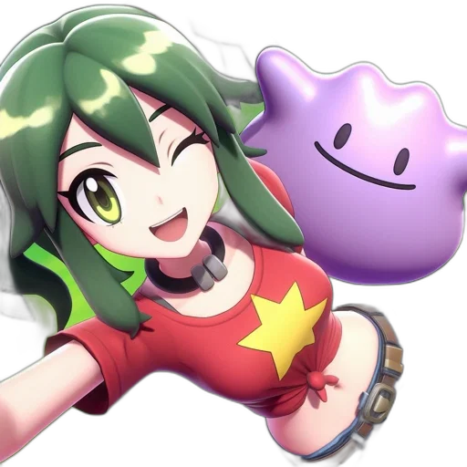 anime, pixel art, cartoon, concept art transparent PNG cut-out