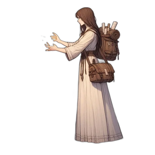staff, dress, weapon, bottle transparent PNG cut-out