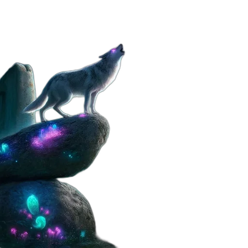 dragon, creature, staff, animal transparent PNG cut-out