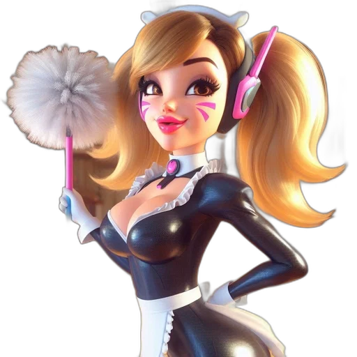 staff, dress, flower, cartoon transparent PNG cut-out