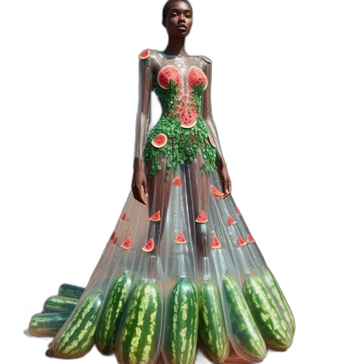 dress, concept art, 3d render, woman transparent PNG cut-out